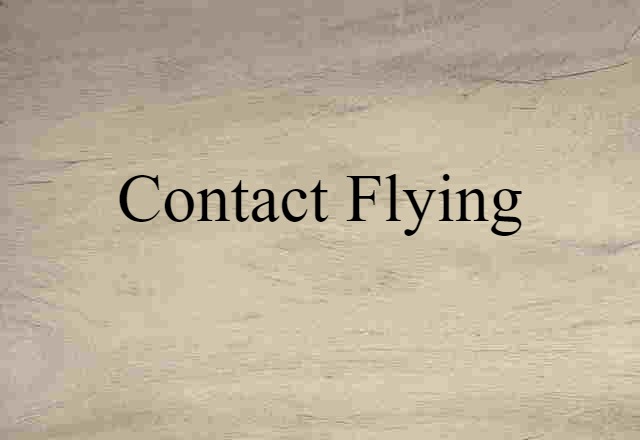 contact flying