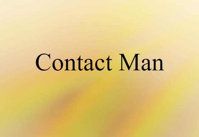 contact man