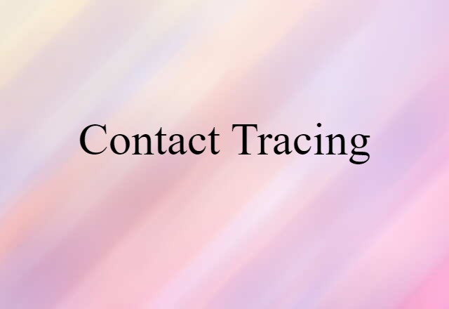 contact tracing