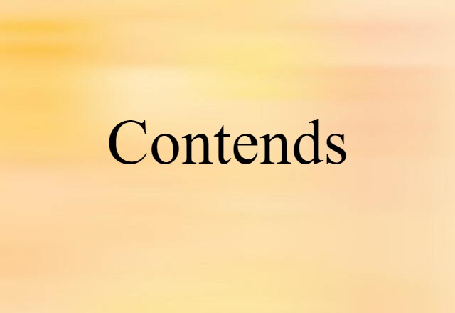 contends