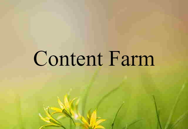 content farm