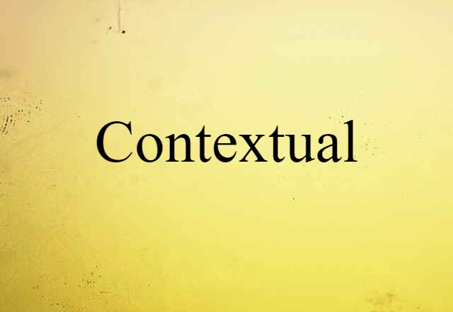 contextual