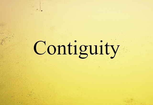 contiguity