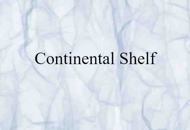 continental shelf