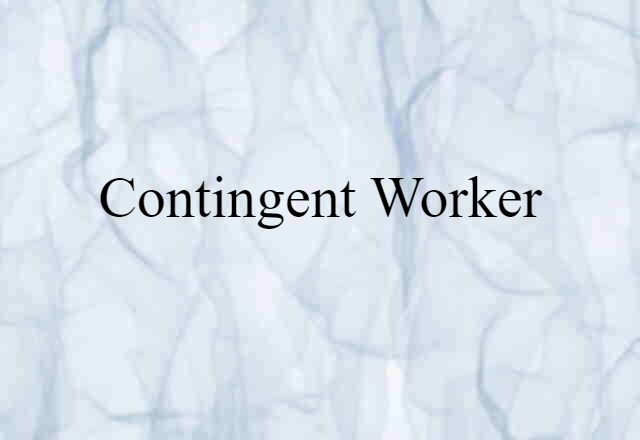 contingent worker