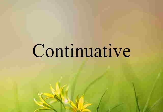 continuative