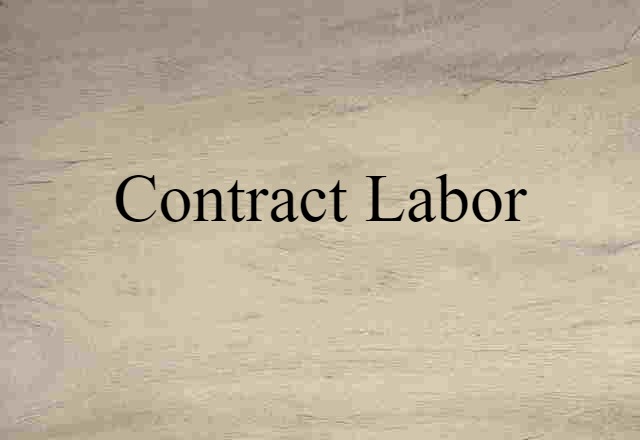 contract labor