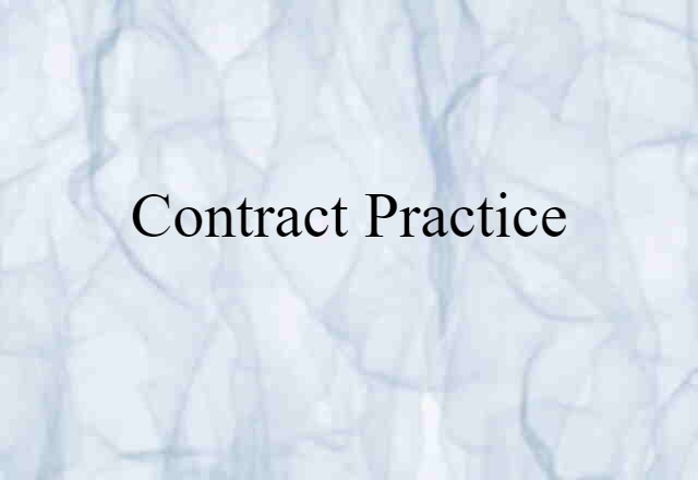 contract practice