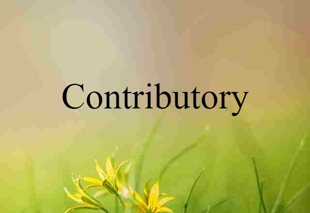 contributory