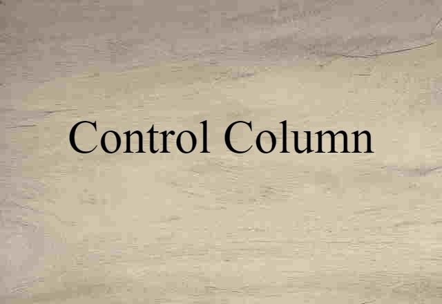 control column