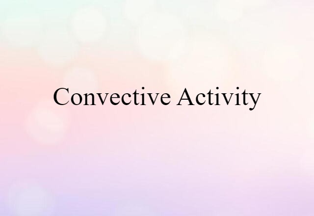 convective activity