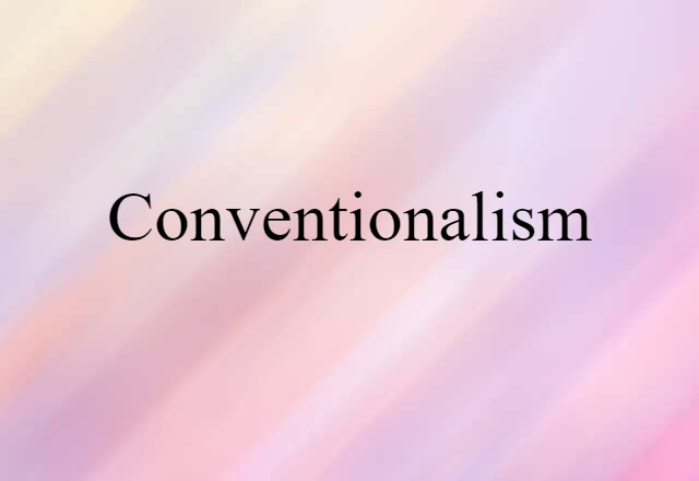 conventionalism