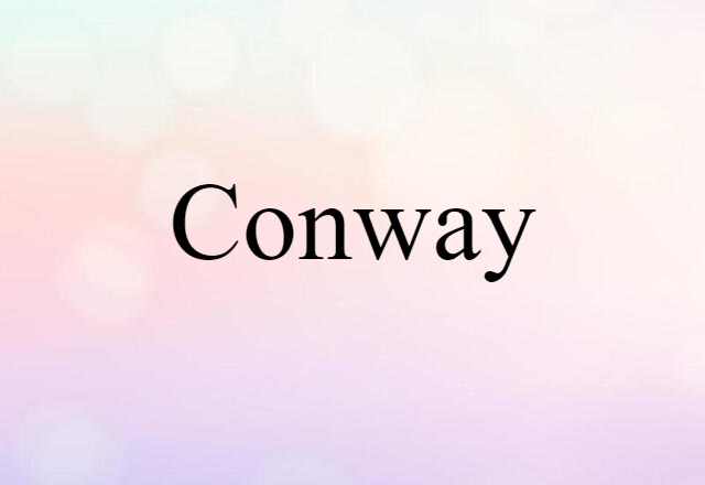 Conway (noun) Definition, Meaning & Examples