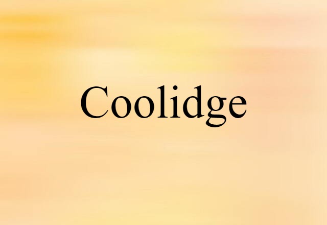 Coolidge