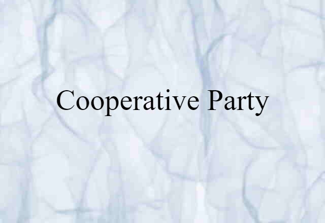 Cooperative Party