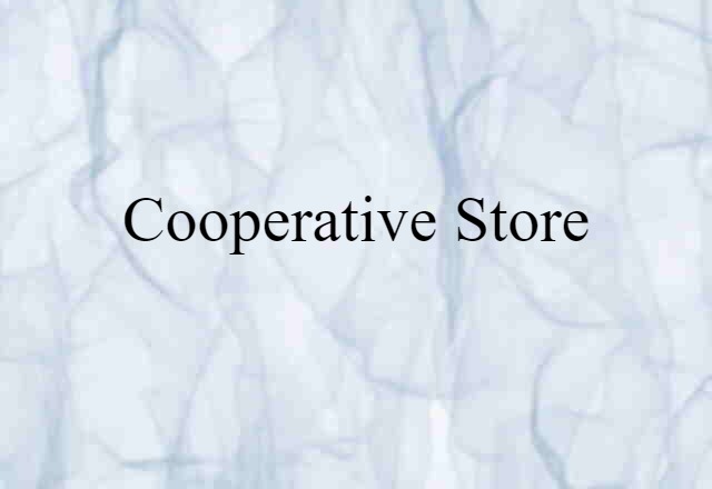 cooperative store