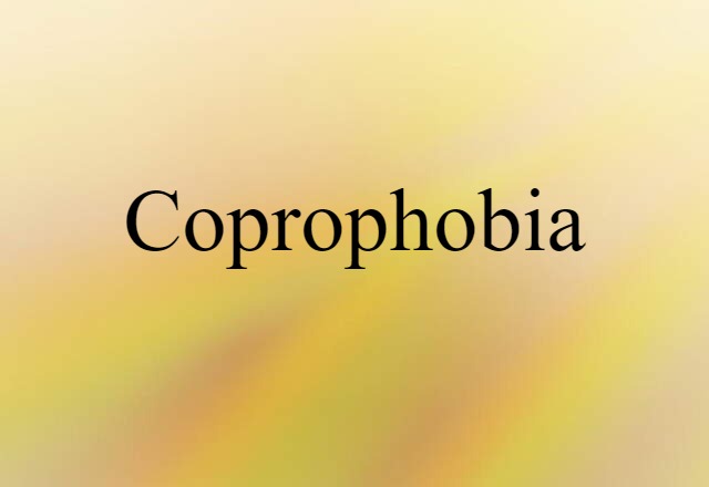 coprophobia