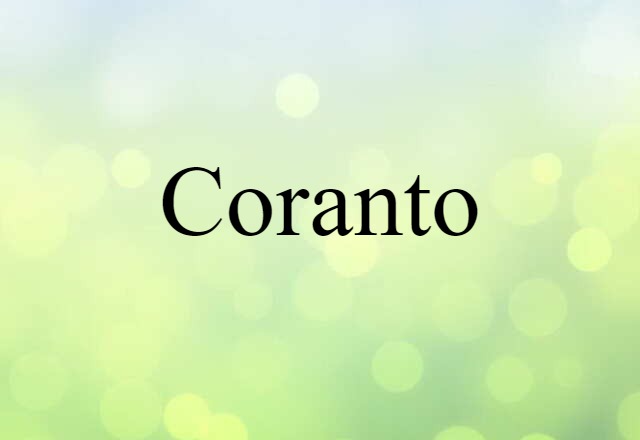 coranto