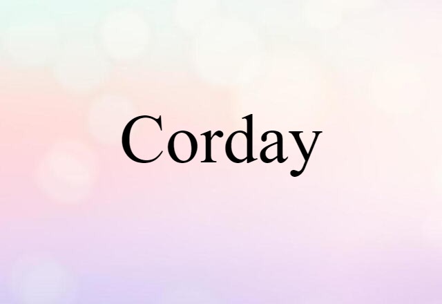 Corday