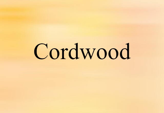 cordwood