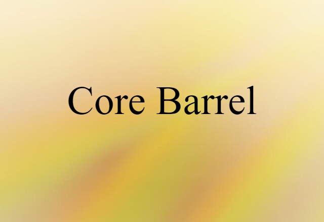 core barrel