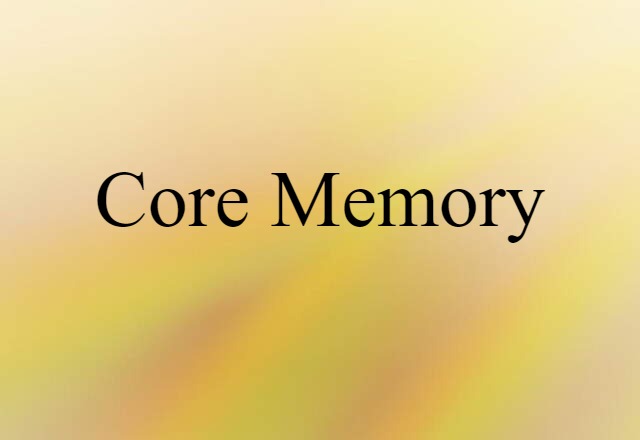 core memory