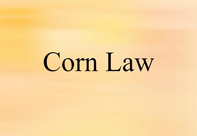 Corn Law