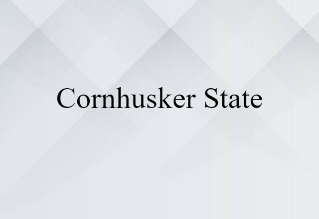 Cornhusker State