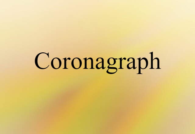 coronagraph