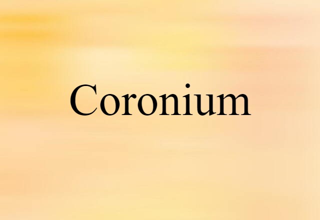 coronium