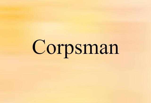 corpsman