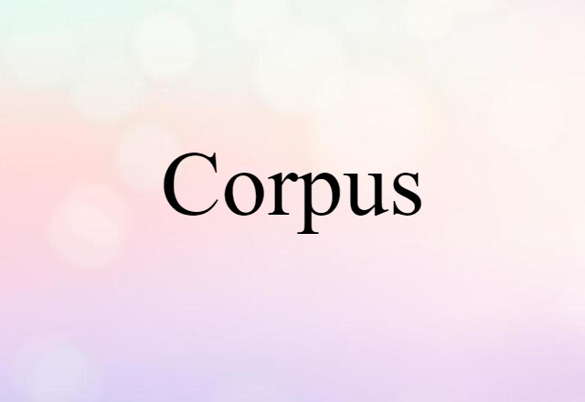 corpus