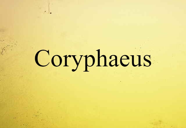 coryphaeus