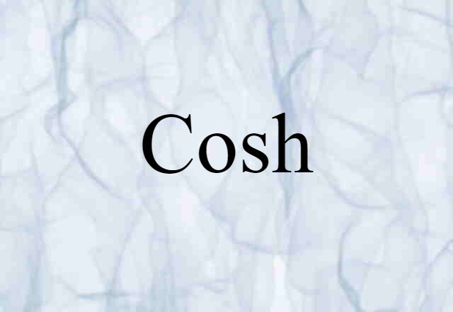 cosh