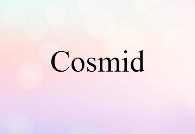 Cosmid (noun) Definition, Meaning & Examples