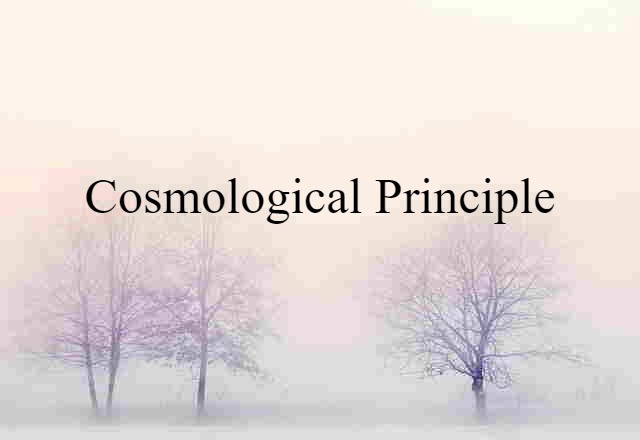 cosmological principle