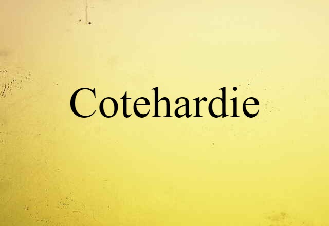 cotehardie