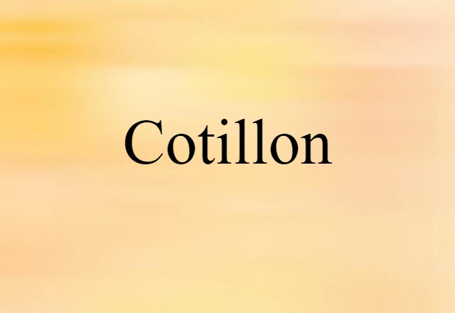 cotillon