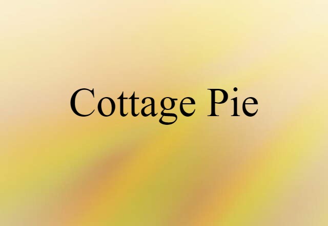 cottage pie