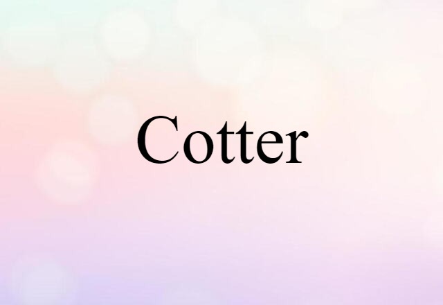 cotter