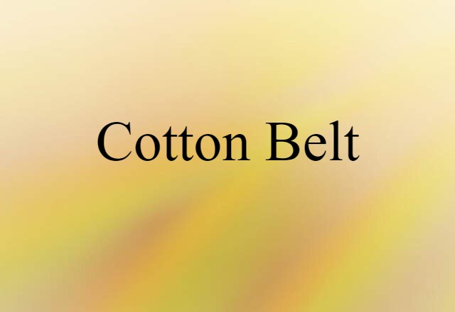 Cotton Belt