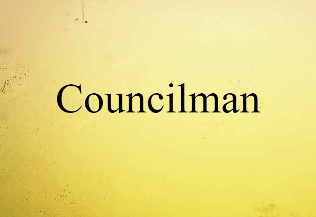 councilman