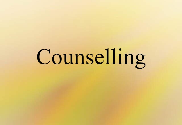 counselling