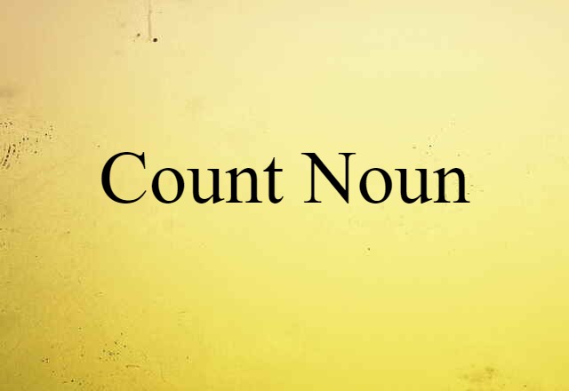 count noun