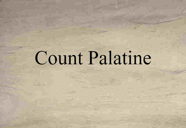 count palatine