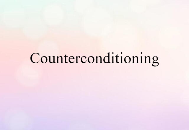 counterconditioning