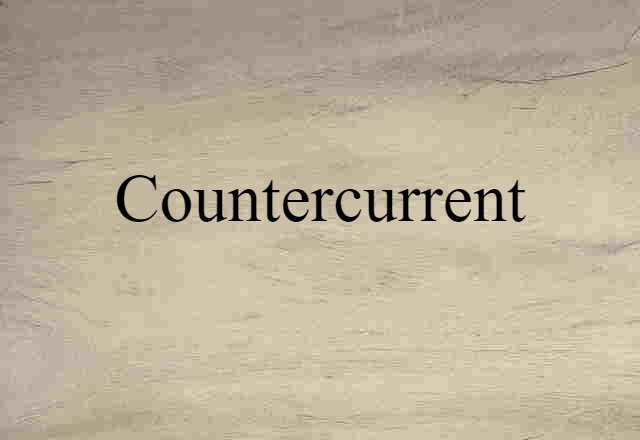 countercurrent