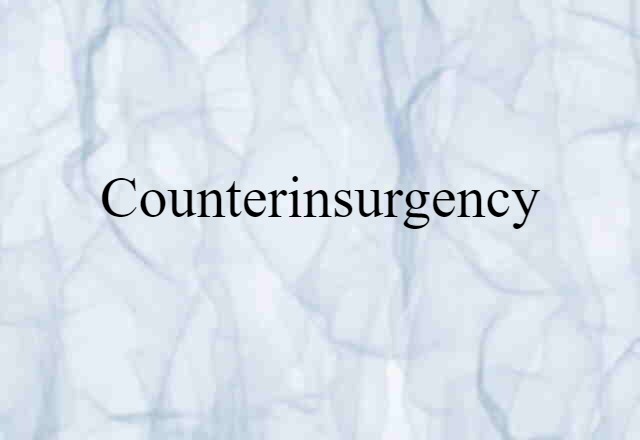 counterinsurgency