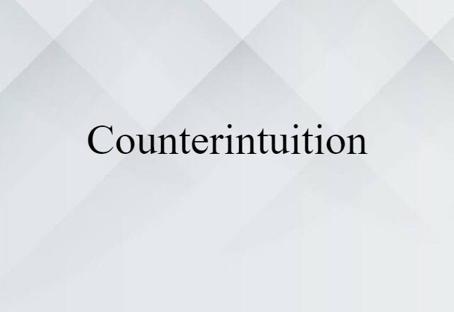 counterintuition