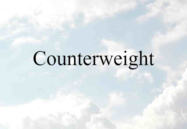 counterweight